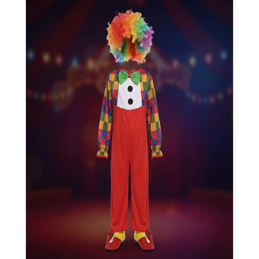 Disfraz Cosplay Payaso Buf&oacute;n Ni&ntilde;o image number 14.0
