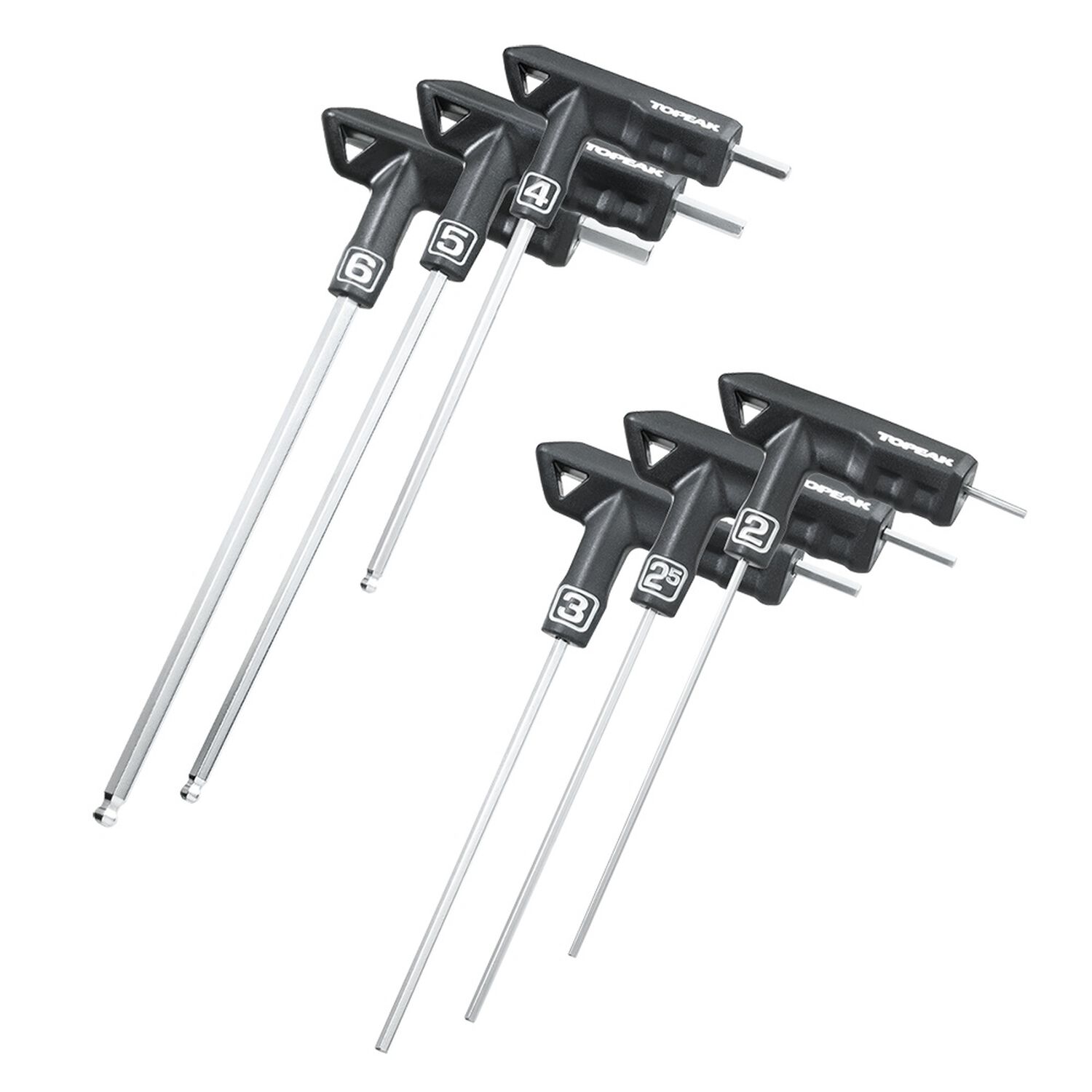 Kit Topeak Llaves Allen Duo Hex 2-2.5-3-4-5-6mm image number 0.0