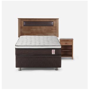 Cama Baúl Rosen New Style 6 / 1.5 Plazas / Base Normal + Set De Maderas