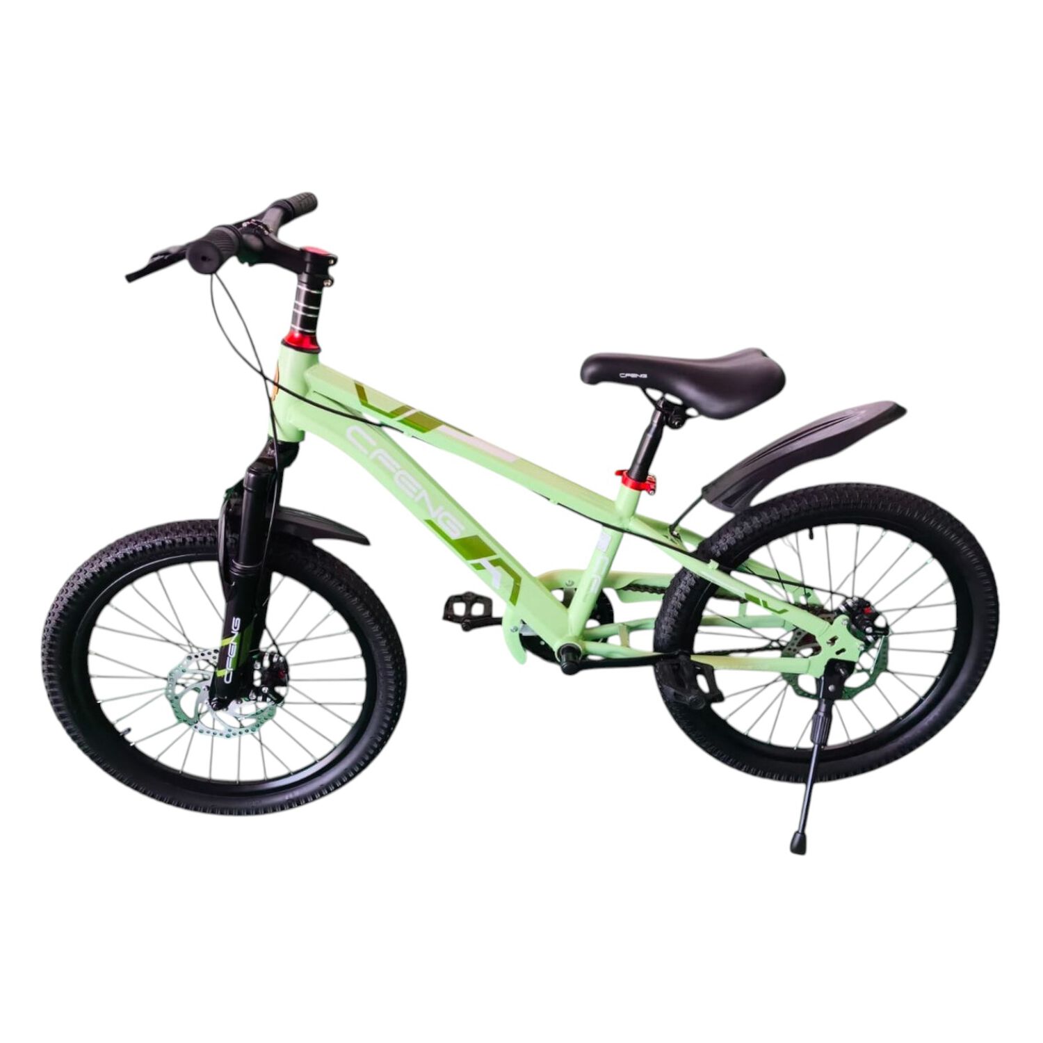 Bicicleta Aro 20 Cfeng Con Freno Disco Verde image number 3.0