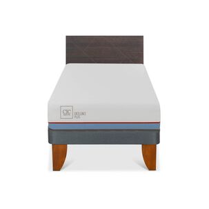 Cama Europea Cic Excellence Plus / 1.5 Plazas / Base Normal + Respaldo