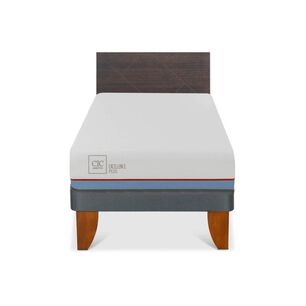 Cama Europea Cic Excellence Plus / 1.5 Plazas / Base Normal + Respaldo