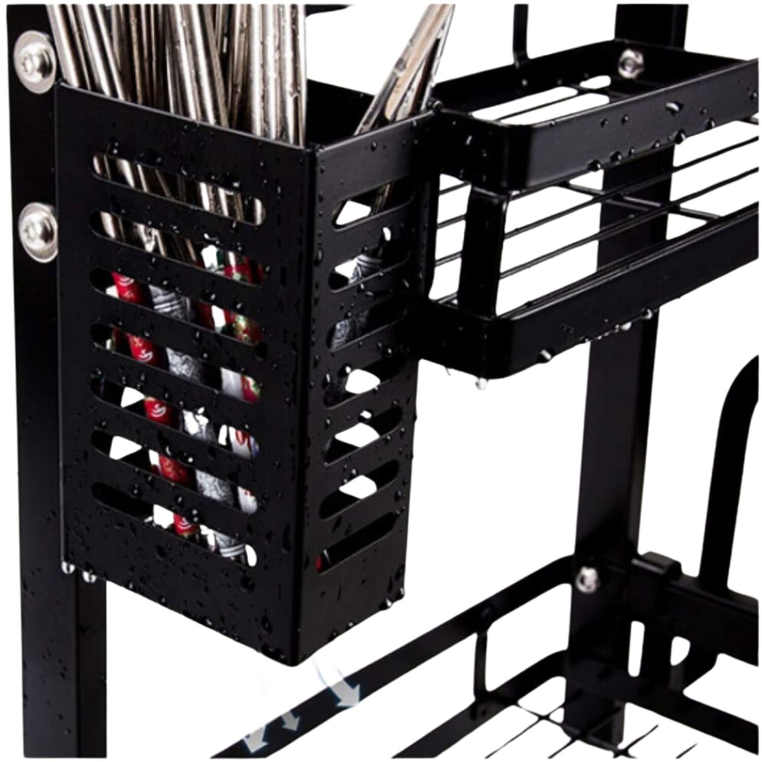 Organizador 3 Niveles Met&aacute;lico Cocina Negro image number 3.0