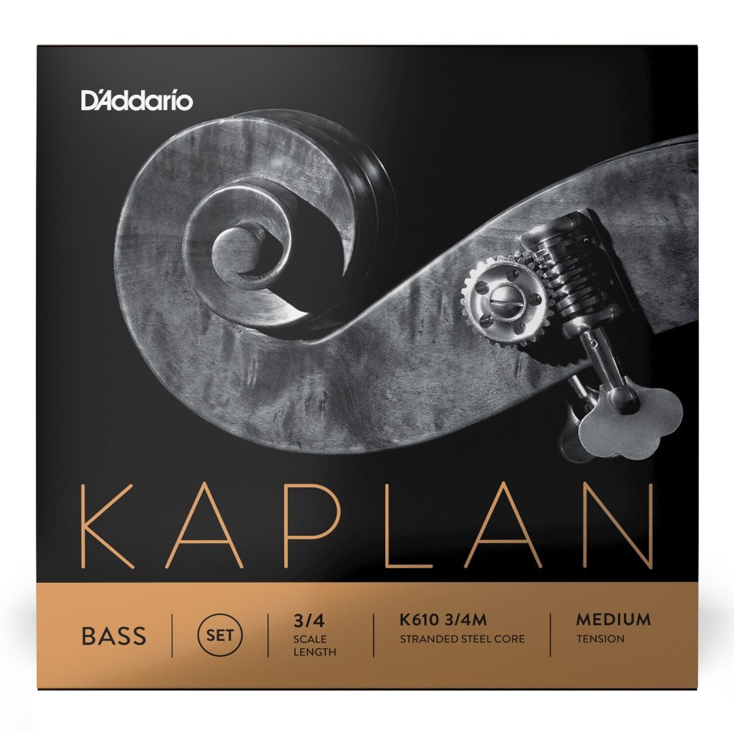 Set Cuerdas Contrabajo A Escala K610 3/4m Kaplan Daddario image number 0.0