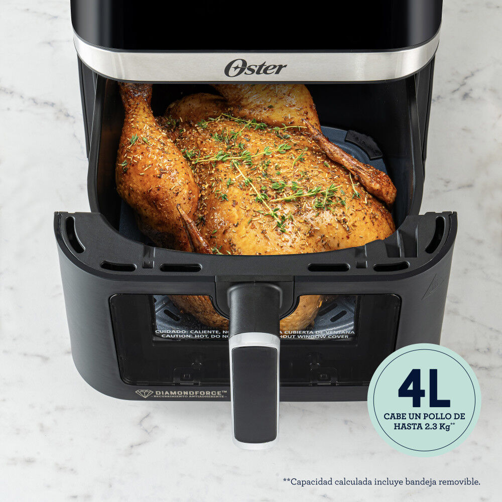 Freidora De Aire Digital 4l Oster 10 Programas Ckstaf40wddf image number 2.0