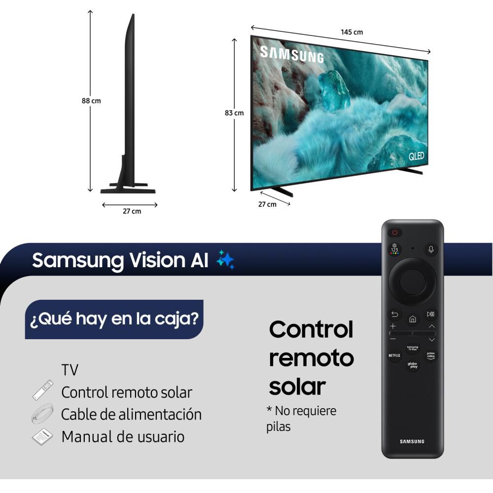 Qled 65" Samsung Q7FA / Ultra HD 4K / Smart TV 2025 image number 2.0