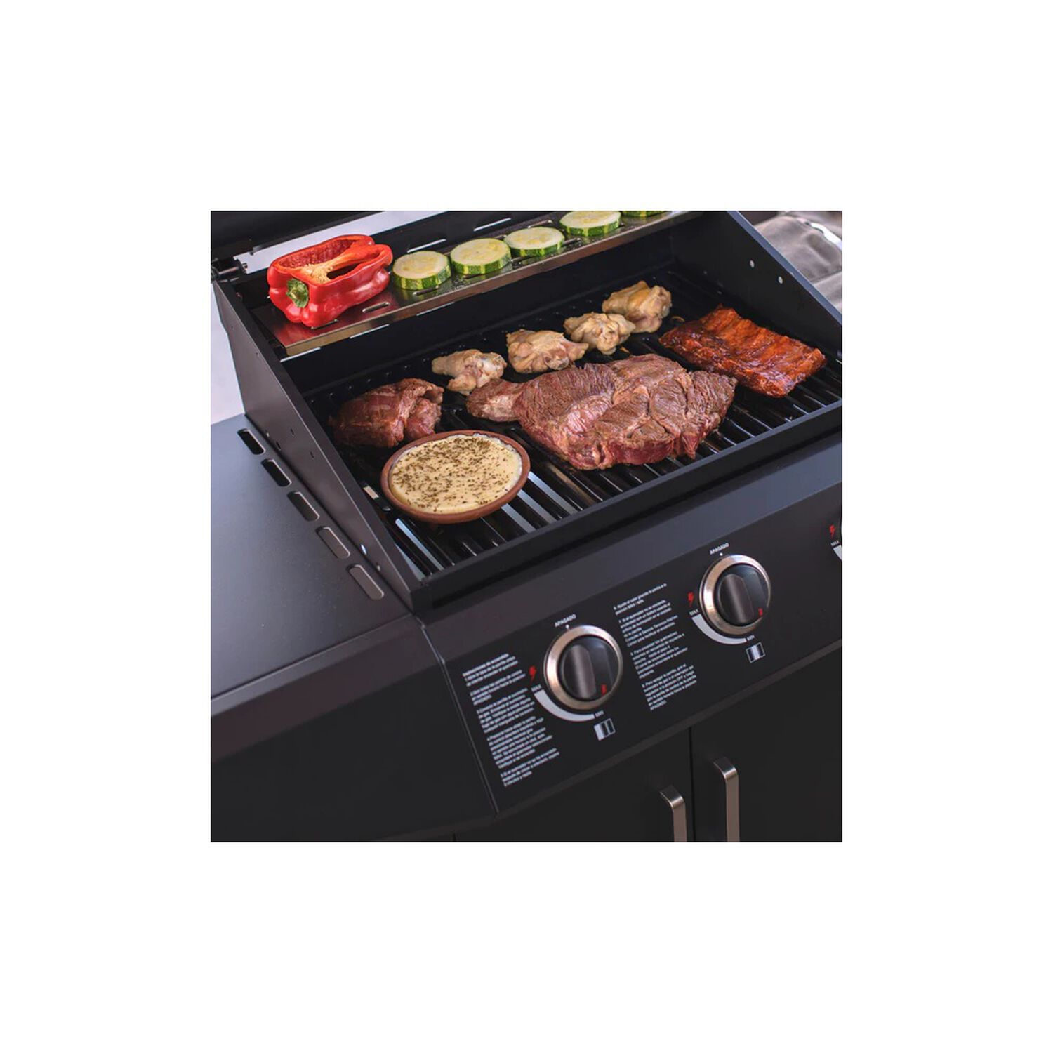 Parrilla Gas Essence Black 3q Fdv image number 4.0