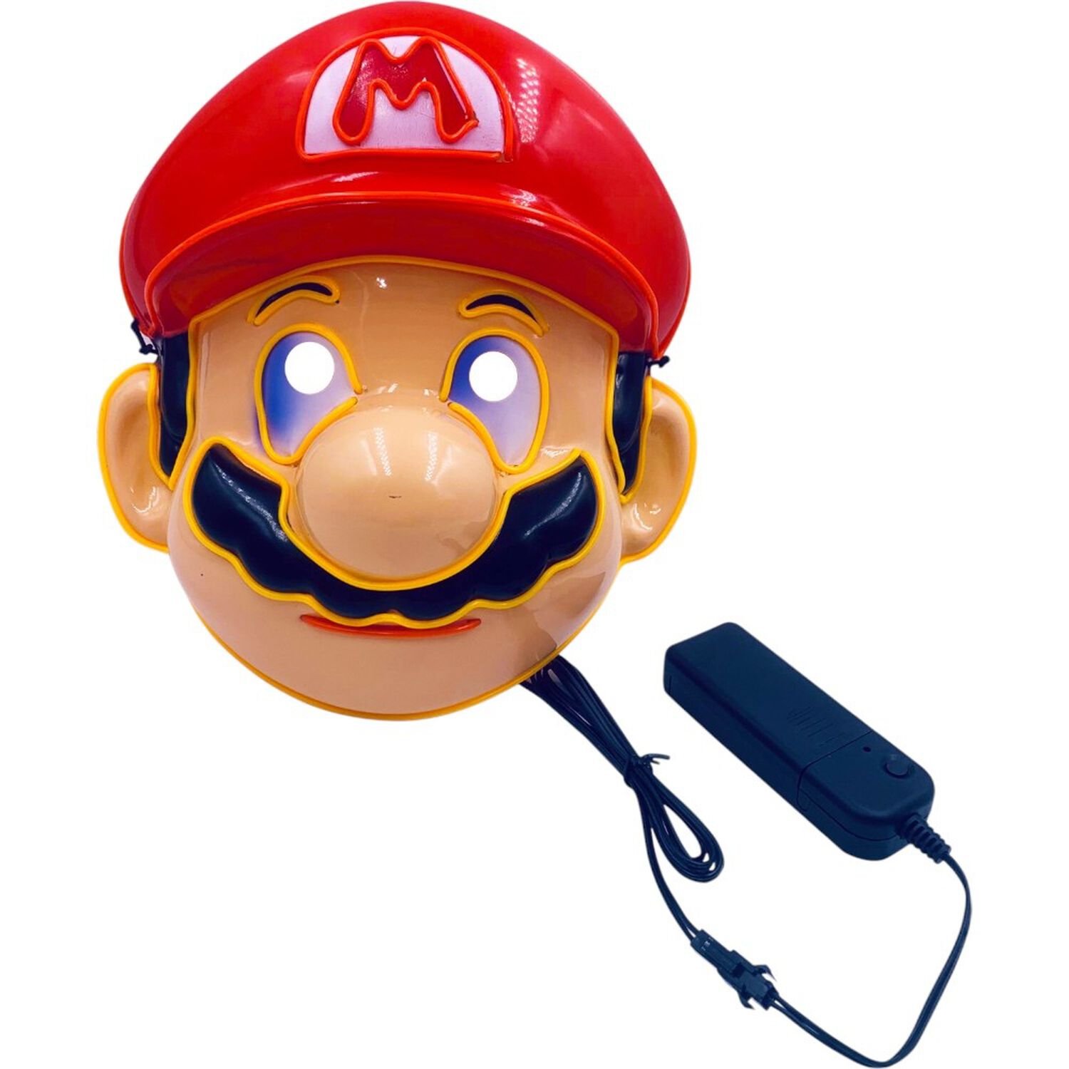 M&aacute;scara Accesorio Cosplay De Super Mario Led Para Fiesta image number 4.0