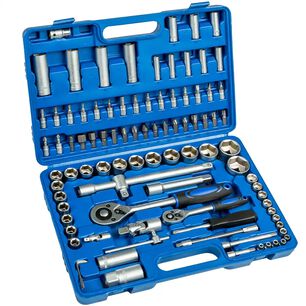 Set Caja Herramientas Llaves Y Dados 94 Piezas 1/2 1/4