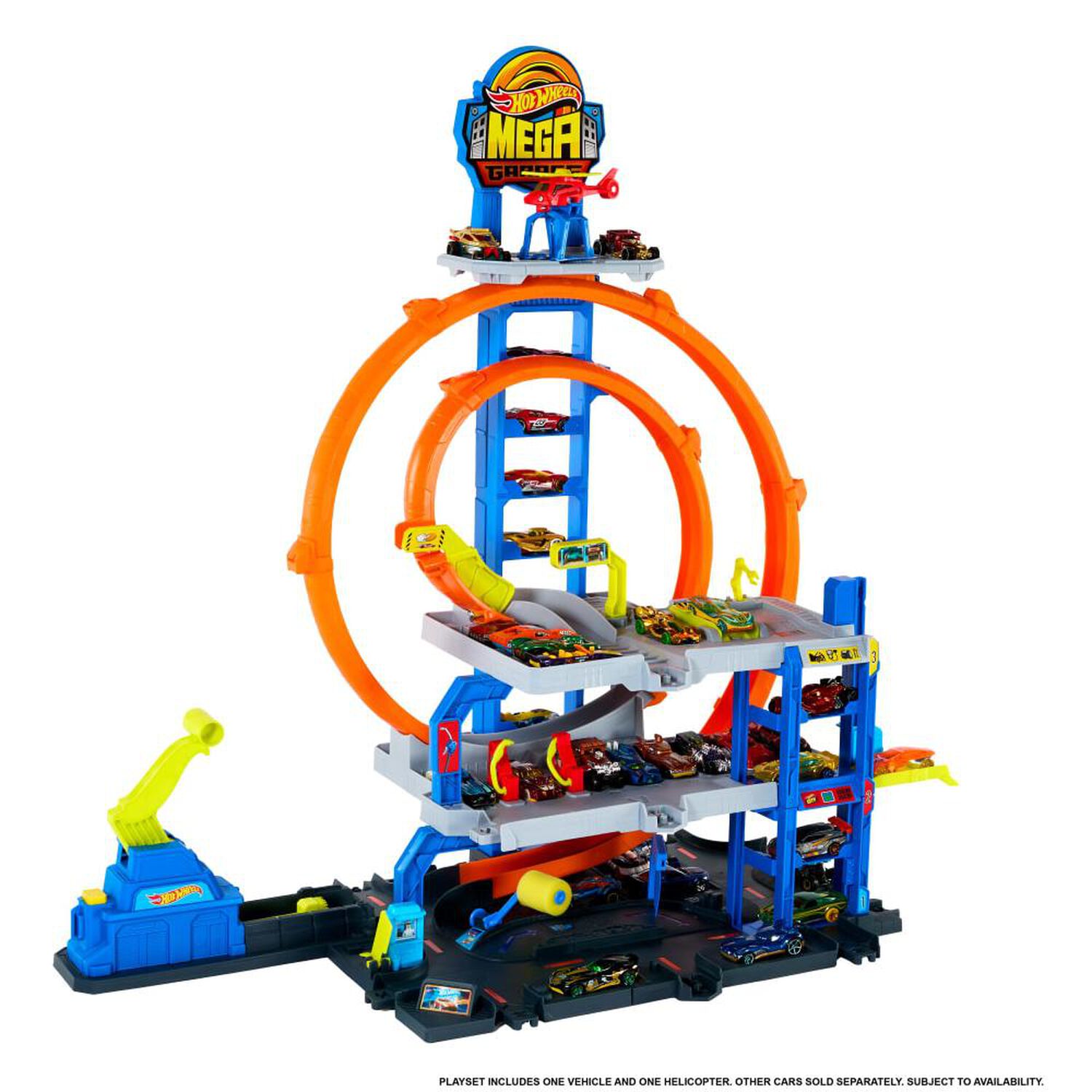 Autopista Hotwheels City Mega Garage image number 3.0