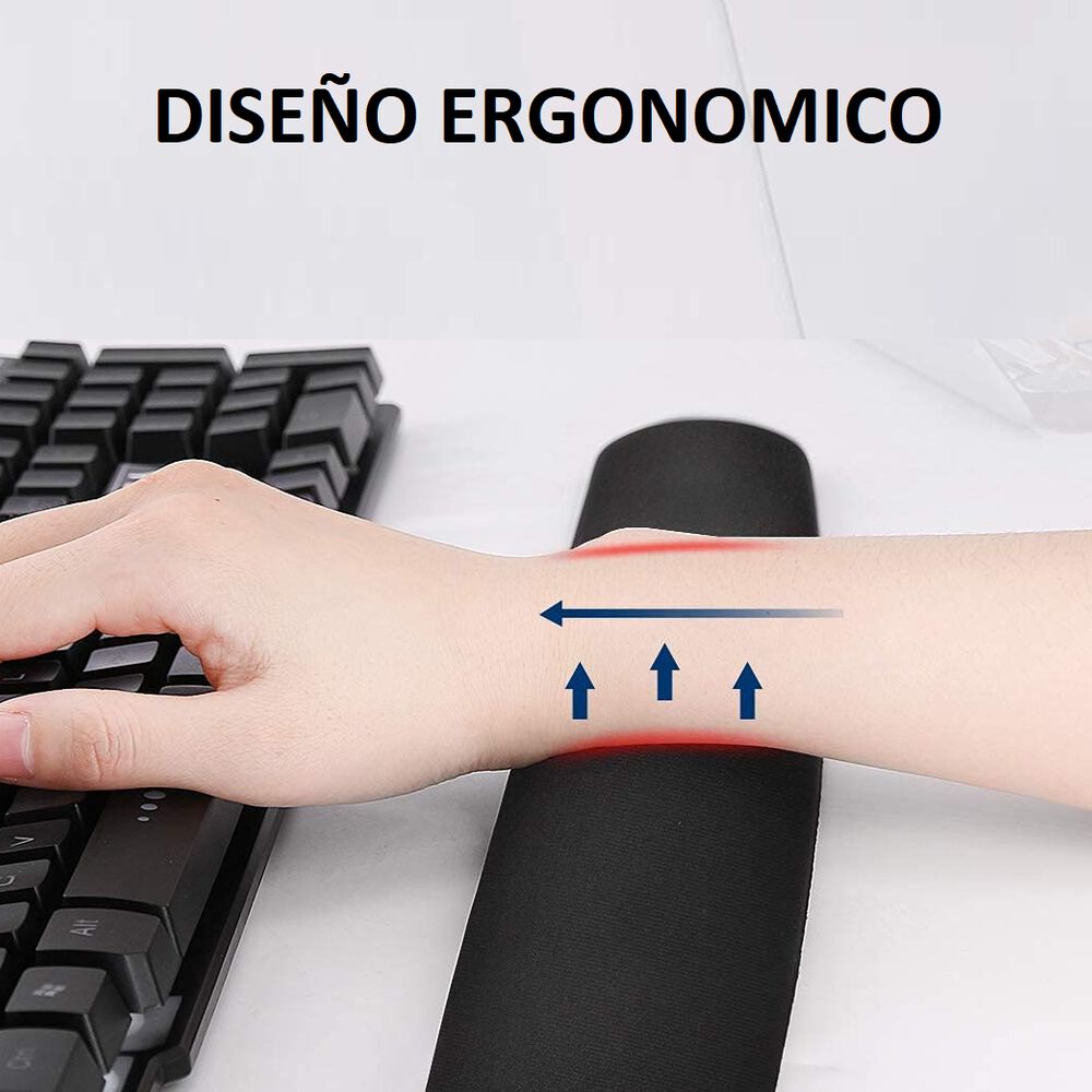 Apoya Muñecas Para Teclado Ultra Ergonómico Wrist Rest 00250 image number 5.0