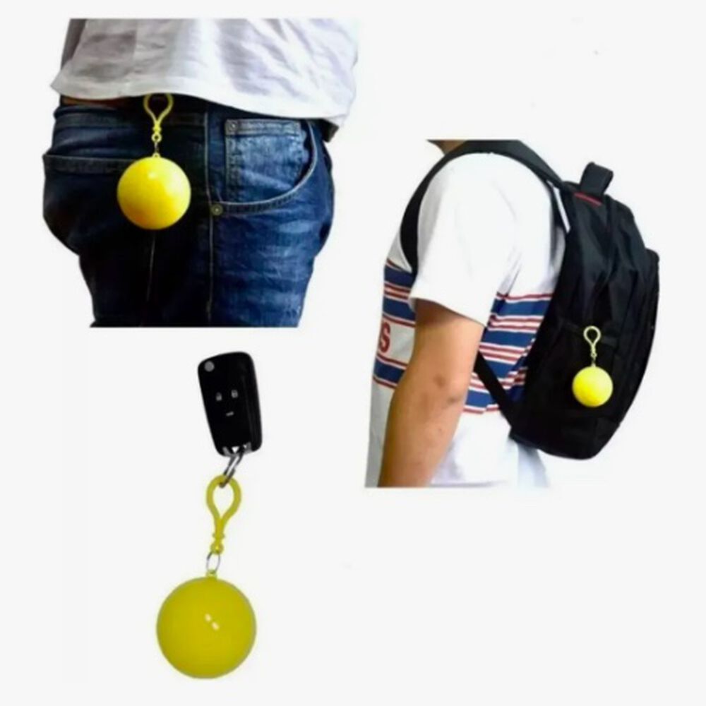 Poncho Capa Impermeable Ultraliviano Portátil Estilo Llavero L image number 2.0