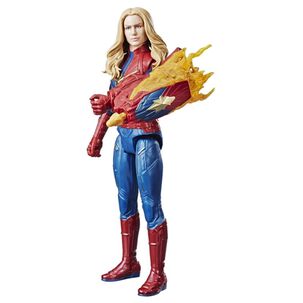 Juguete Figura De Accion Capitana Marvel 30cm Accesorios Hasbro
