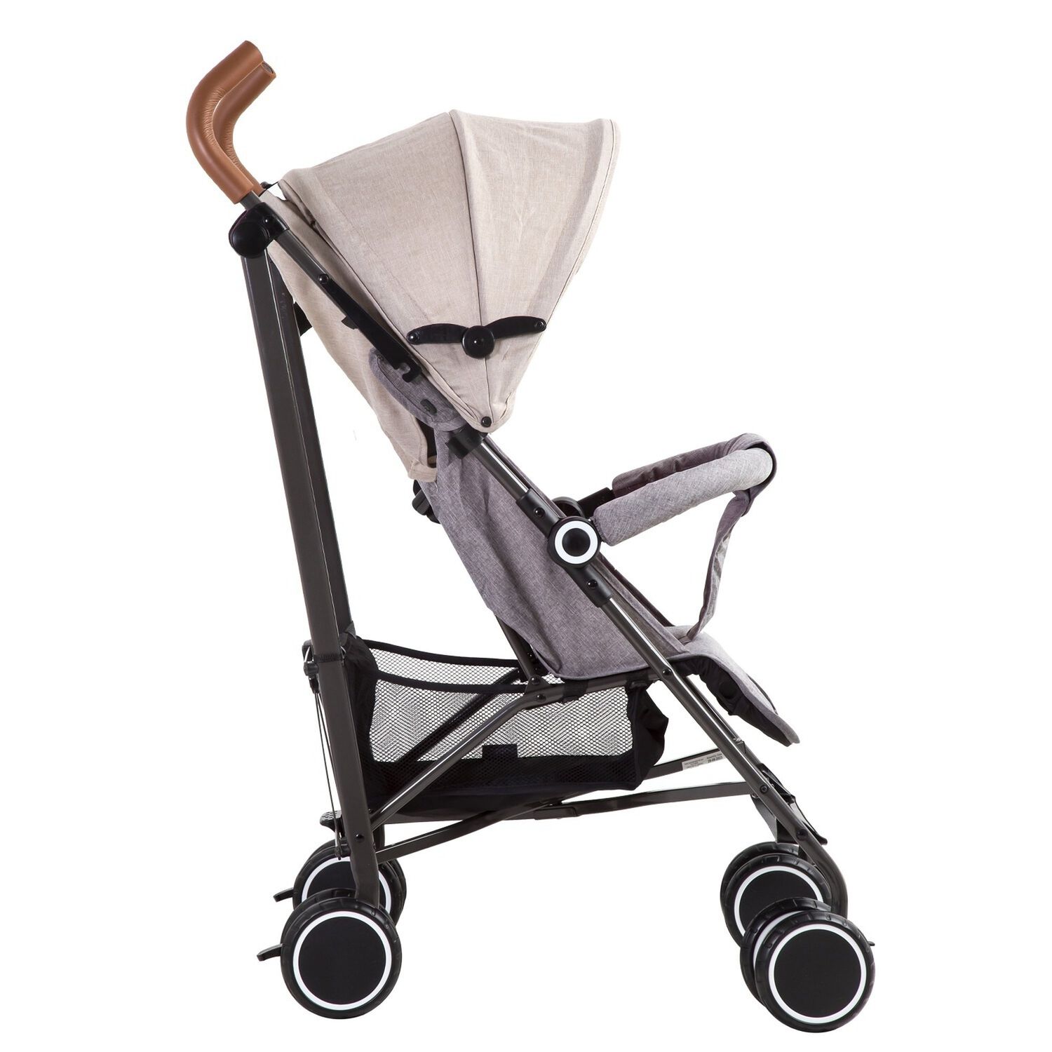 Coche Paragua Clap Melange Beige image number 2.0