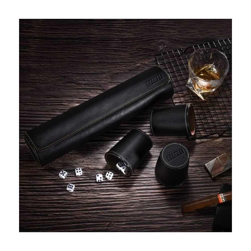 Set De 5 Cachos Cuero Pu Dados image number 4.0