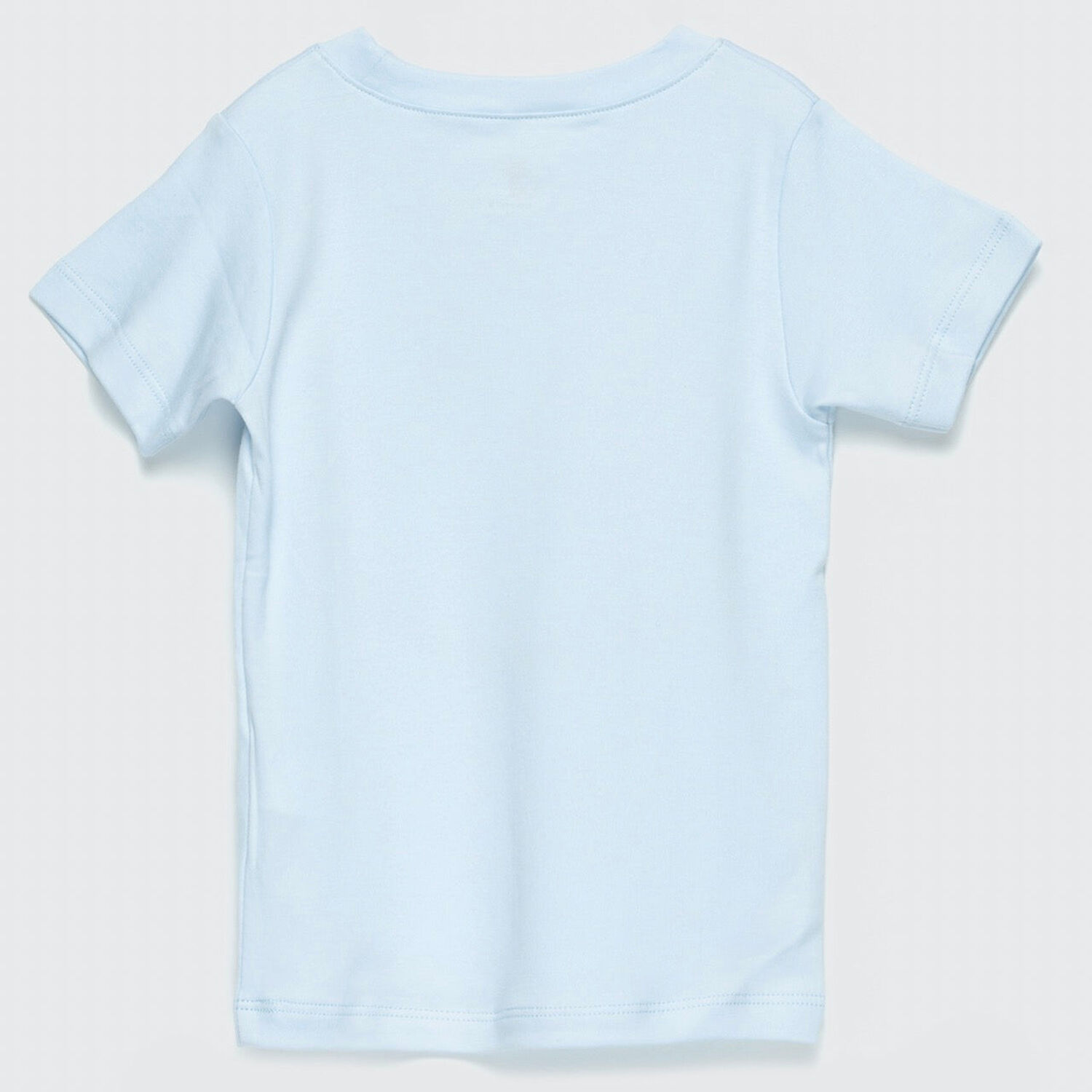Polera Celeste Smile Adulto Algod&oacute;n Peruano image number 1.0