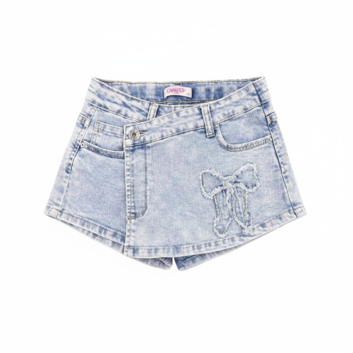 Falda Short Ni&ntilde;a Jeans Claro Ideal Verano image number 2.0