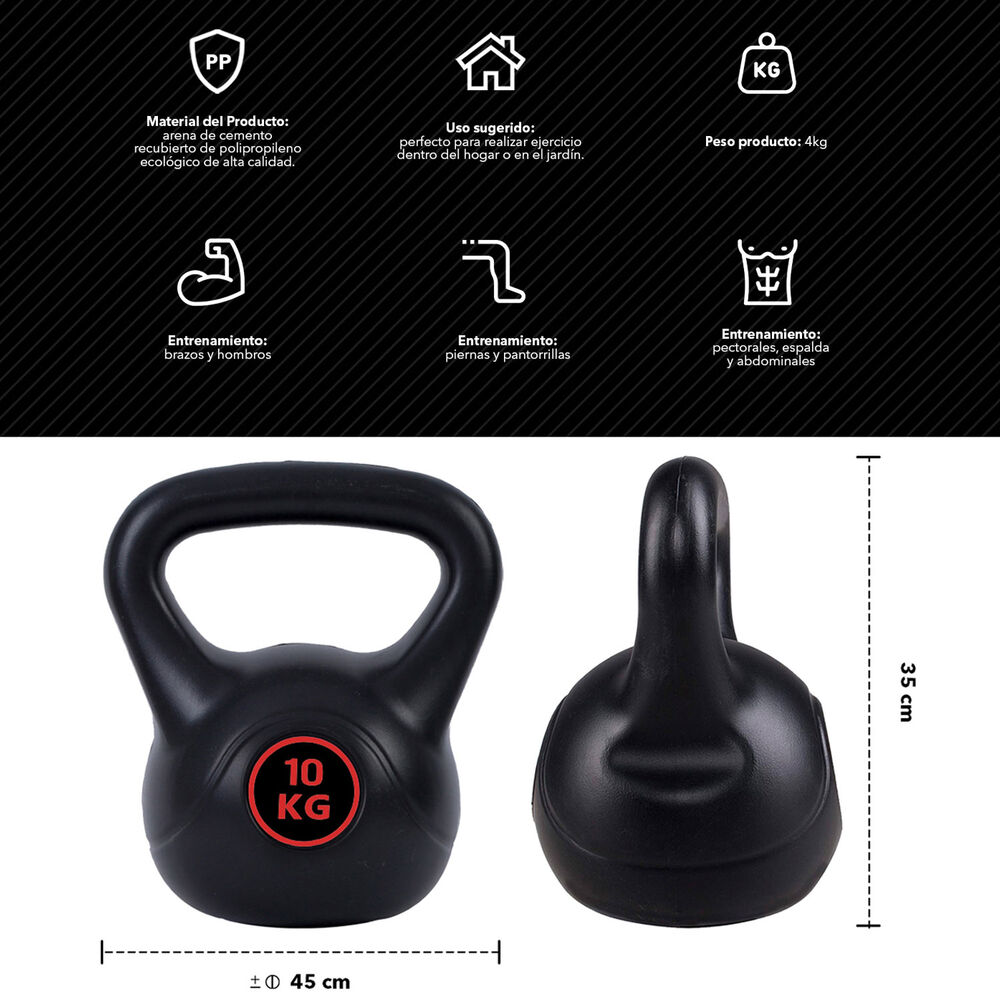 Kettlebell Pesa Rusa 10 Kg image number 2.0