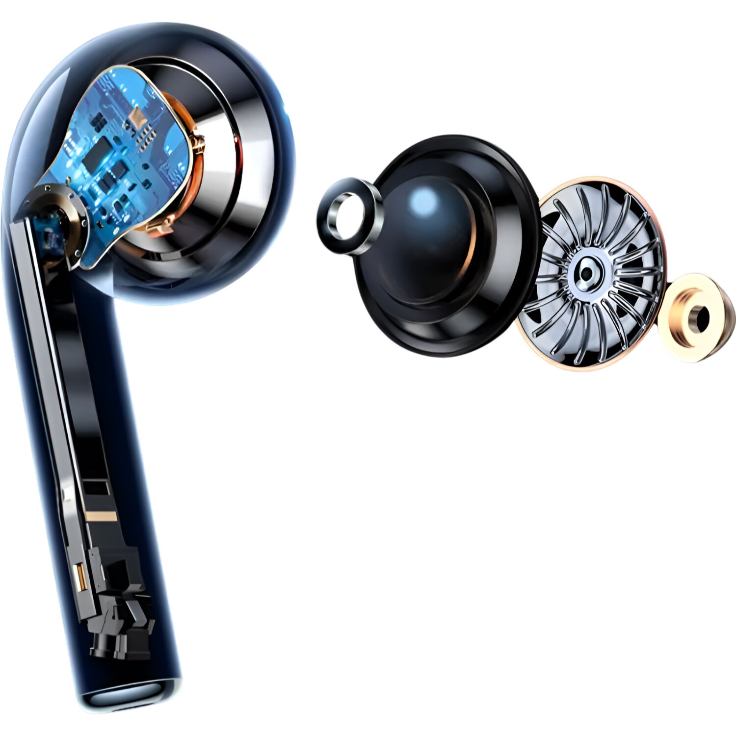 Aud&iacute;fono Earbuds Bluetooth Touch Wireless Tws Hifi Tm-300512 image number 4.0