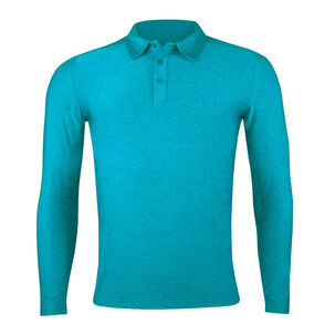 Polera Dry Fit Manga Larga Con Cuello Pale Hombre