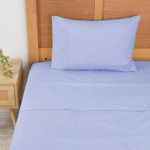 Sabana 180 Hilos Lisos 1p Azul