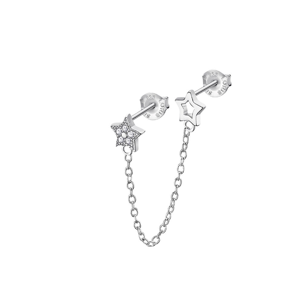 Ear Cuff Lp3340-9/1 Lotus Silver Mujer Ear Party image number 0.0