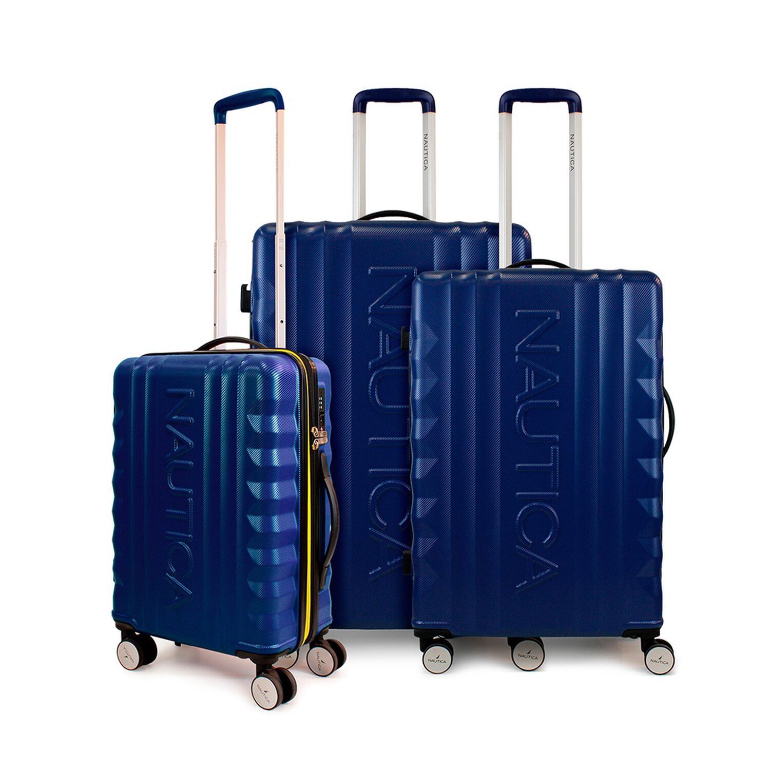 Set De 3 Maletas S+m+l Nautica Polonia Azul image number 0.0