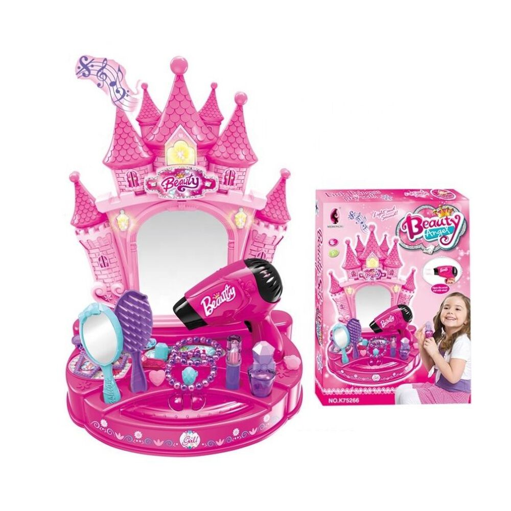 Set Tocador Accesorios De Belleza Infantil Con Luces image number 3.0