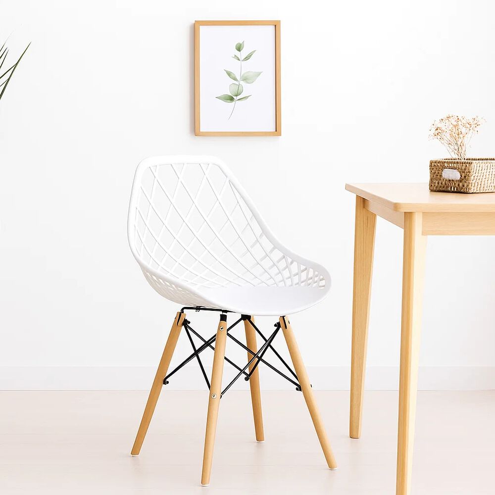 Silla Eames Enrejado Mesh - Blanca image number 1.0