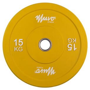 Disco Bumper 15kg Amarillo Muvo