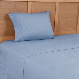 Sabana Estampada Plumetti Embossed 1.5 P Azul