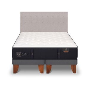 Cama Europea Cic Premium / King / Base Dividida + Respaldo