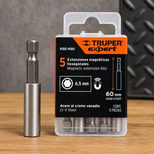 Adaptador Extencion Hexagonal Magnetico 1/4 Truper