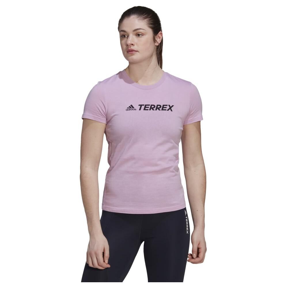 Polera Manga Corta Mujer Terrex Classic Logo Adidas image number 0.0