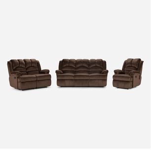 Juego Living Rosen Jarrie Tela Chex / 3-2-1 Cuerpos