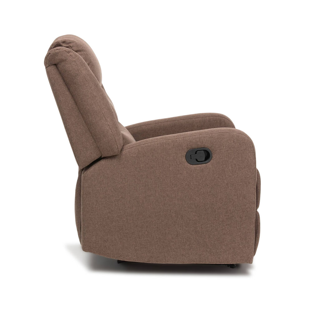 Berger Reclinable Moderno De Lino Caf&eacute; Daniels 98014br image number 5.0