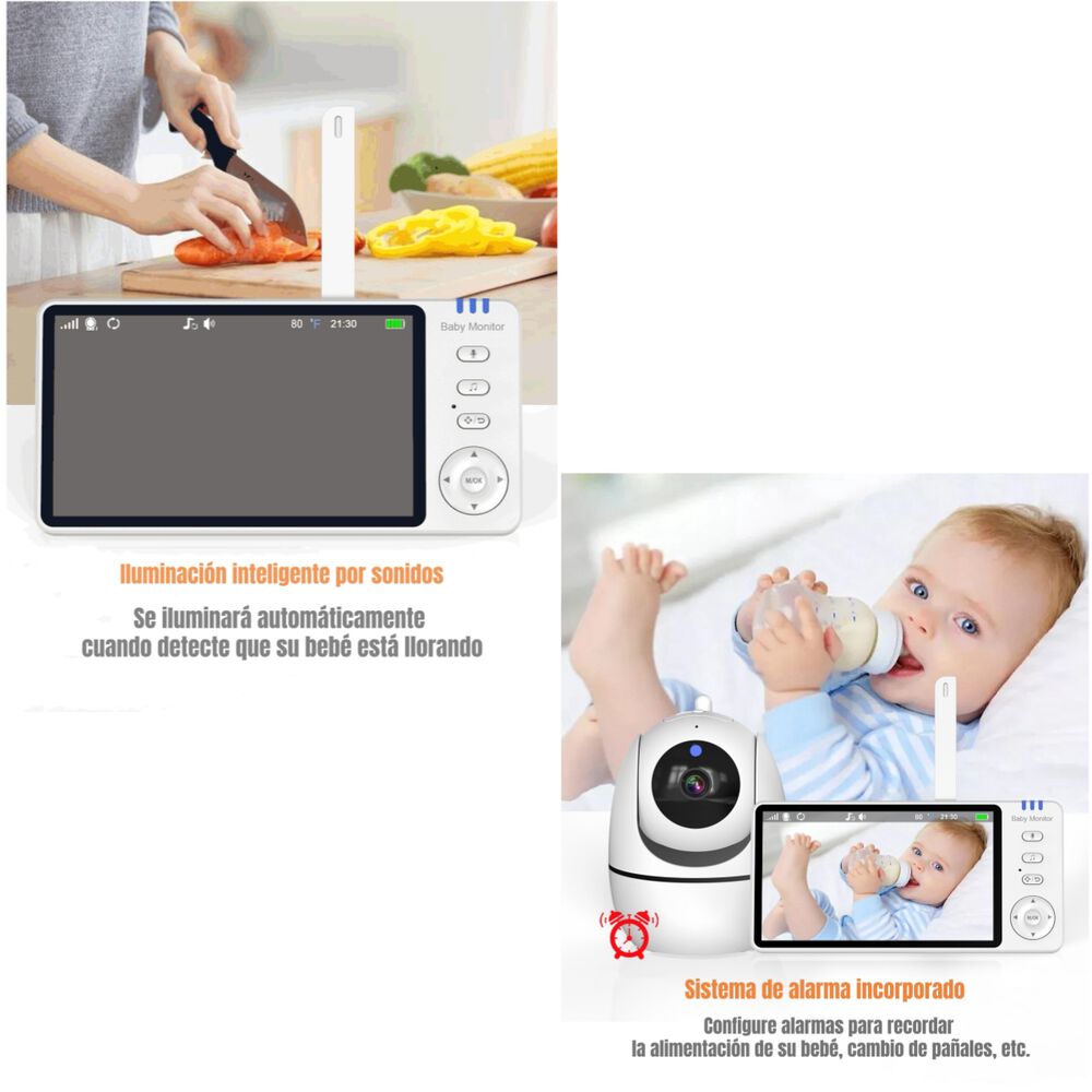 Cámara Monitor Inteligente Pantalla 5'' 720p By Lubabycas image number 4.0