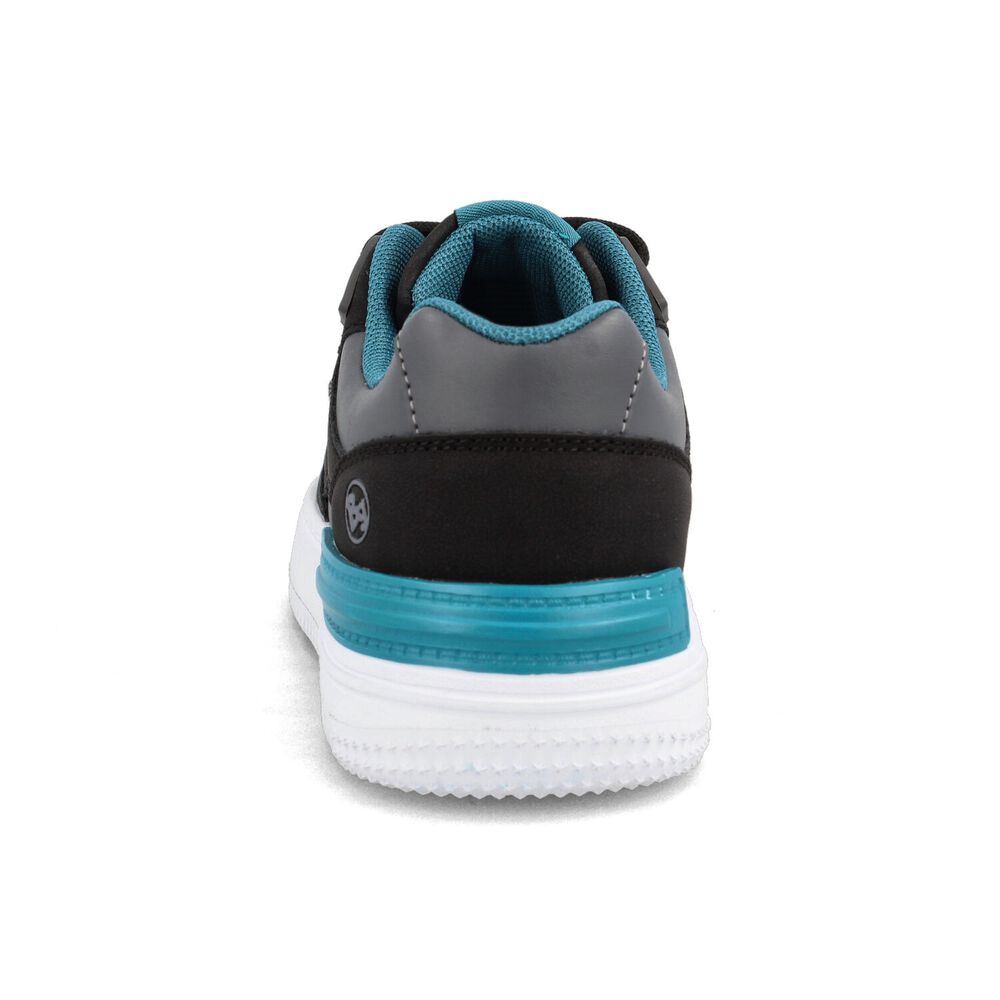 Zapatilla Ni&ntilde;o Bubblegummers Aticus Negro-gris image number 2.0