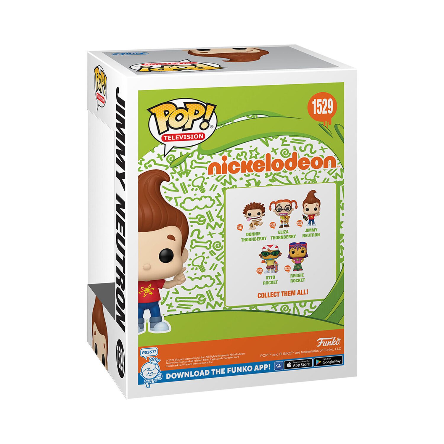 Funko Pop! Jimmy Neutron Nickelodeon #1529 image number 2.0