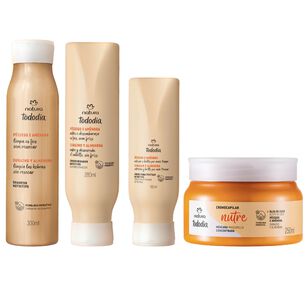 Kit Nutrici&oacute;n Shampoo, Acond, Crema Y Mascara.