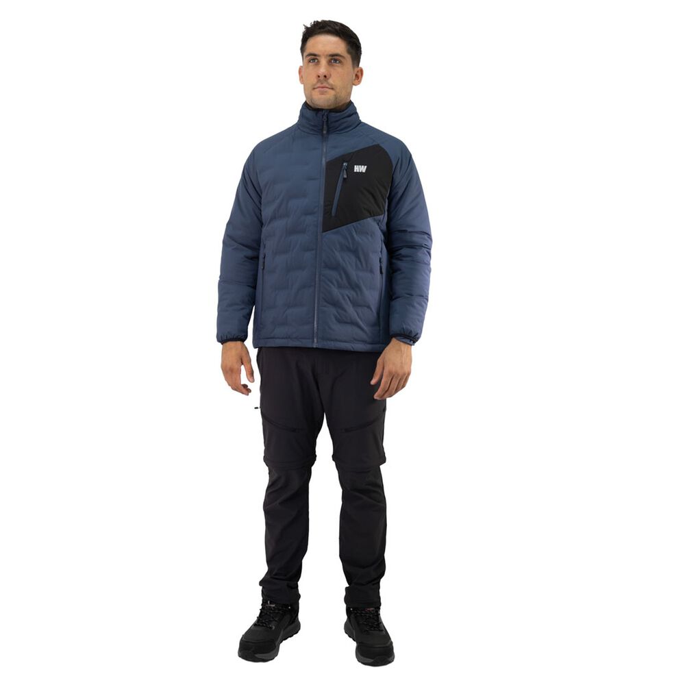 Parka Insulada Hw Explorer S/gorro Hombre Deep Blue image number 0.0