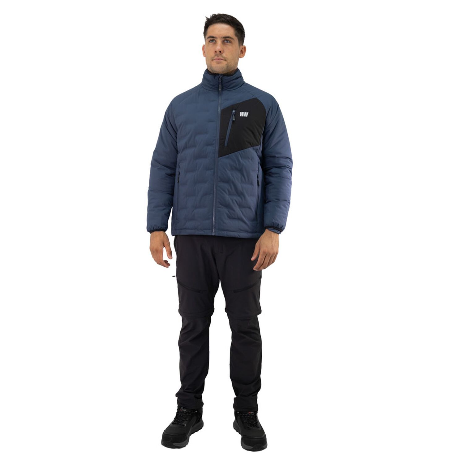 Parka Insulada Hw Explorer S/gorro Hombre Deep Blue image number 0.0