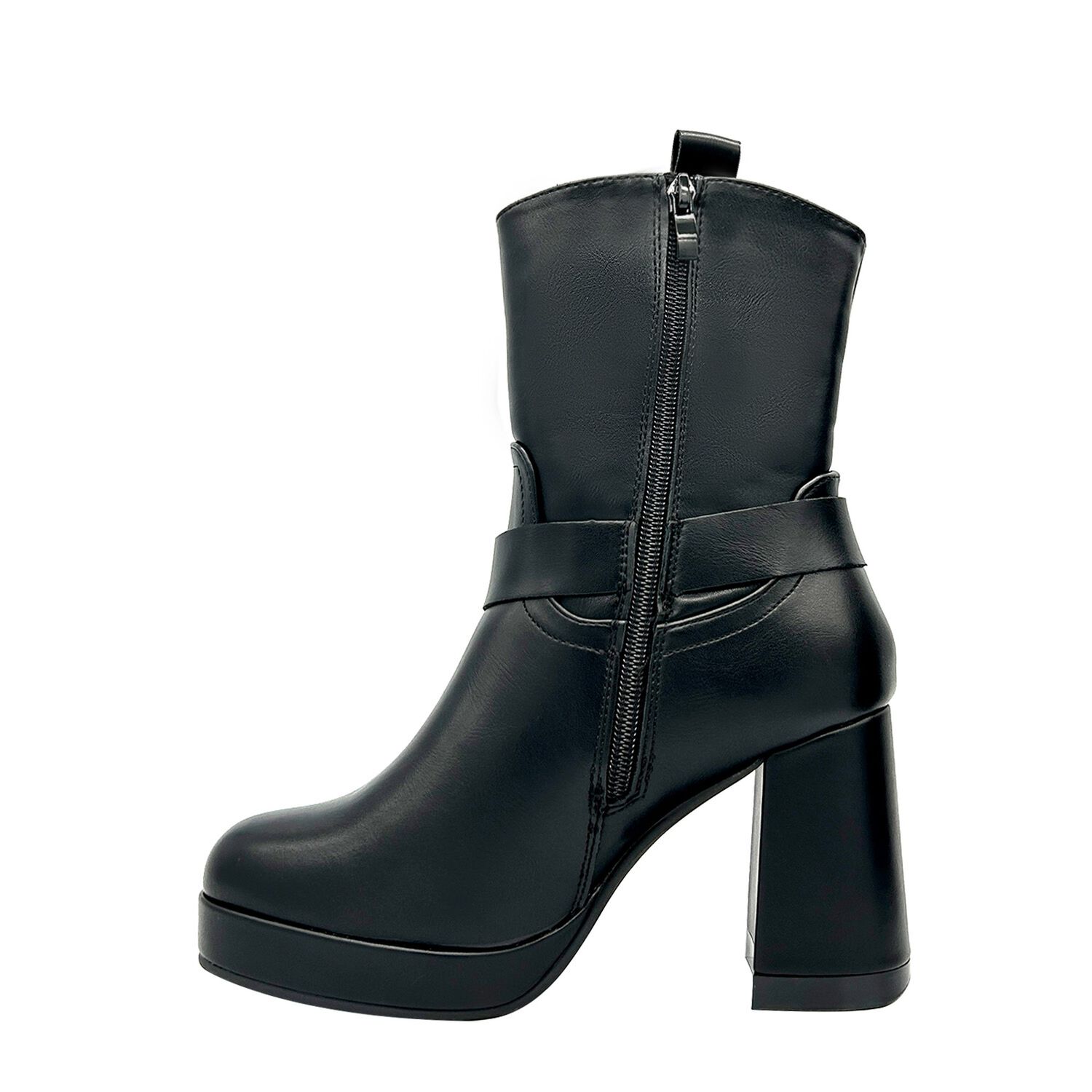 Bota Para Mujer Color Negro Con Plataforma Y Detalles image number 3.0