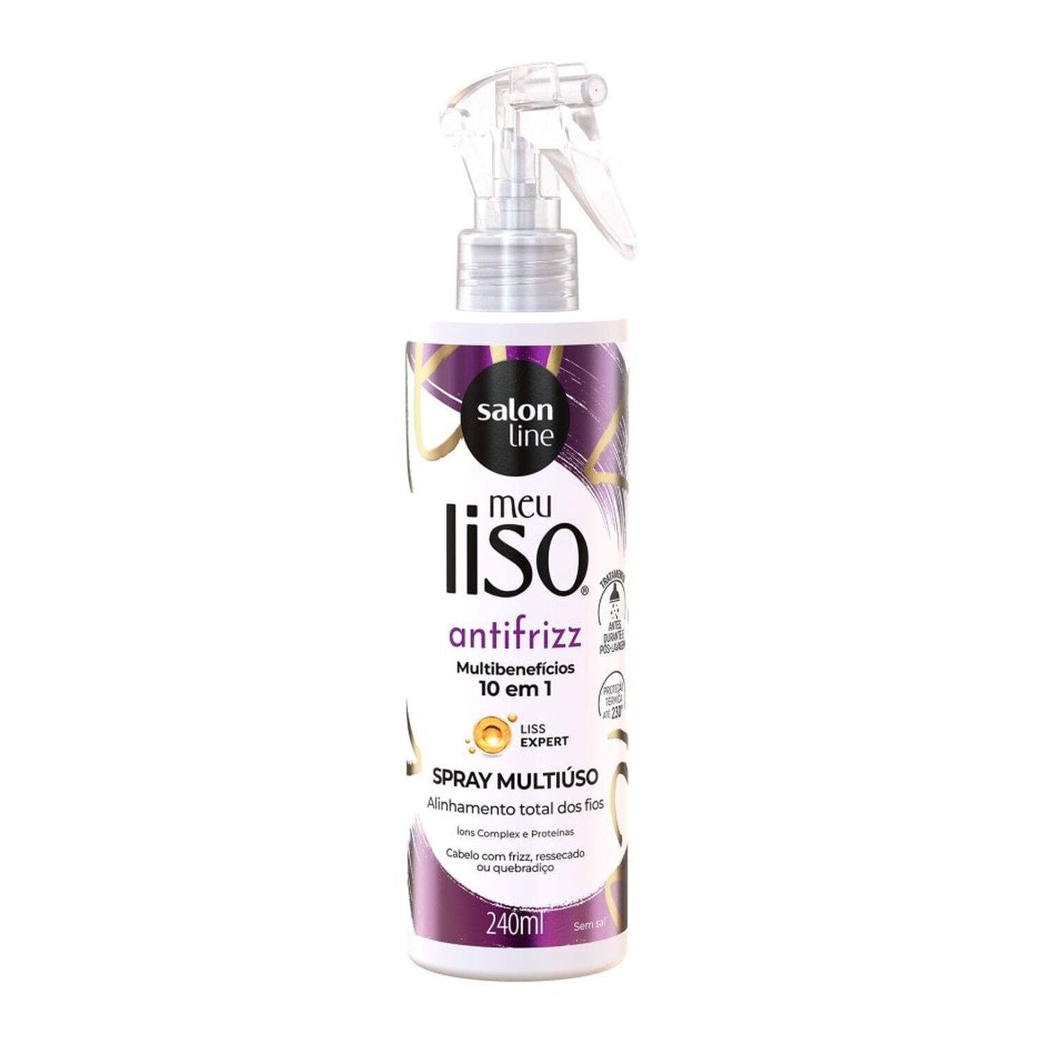 Spray Multiuso Antifrizz Meu Liso 240 Ml Salon Line image number 2.0