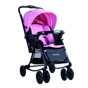 Coche Cuna Balancin Sx Rosado Bebesit