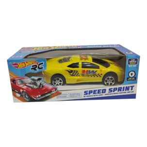 Auto A Control Remoto Hot Wheels Speed Sprint Con Luces