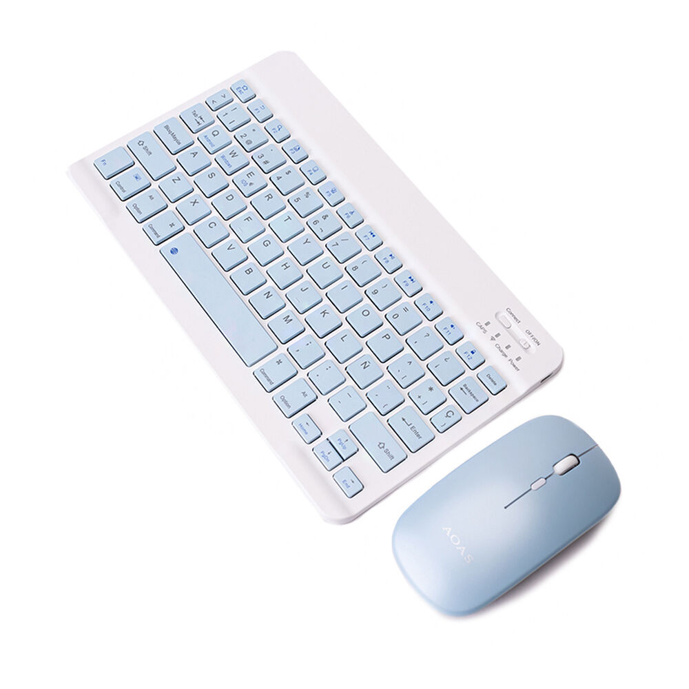 Kit Teclado Y Mouse Celeste Chinitown image number 0.0