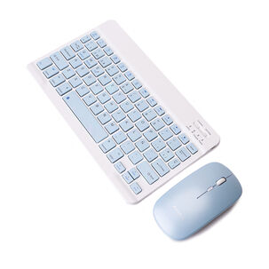 Kit Teclado Y Mouse Celeste Chinitown
