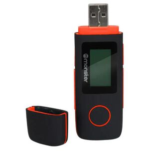 Reproductor Mp3 16gb Radio Fm Ecualizador Grabador De Voz Rojo