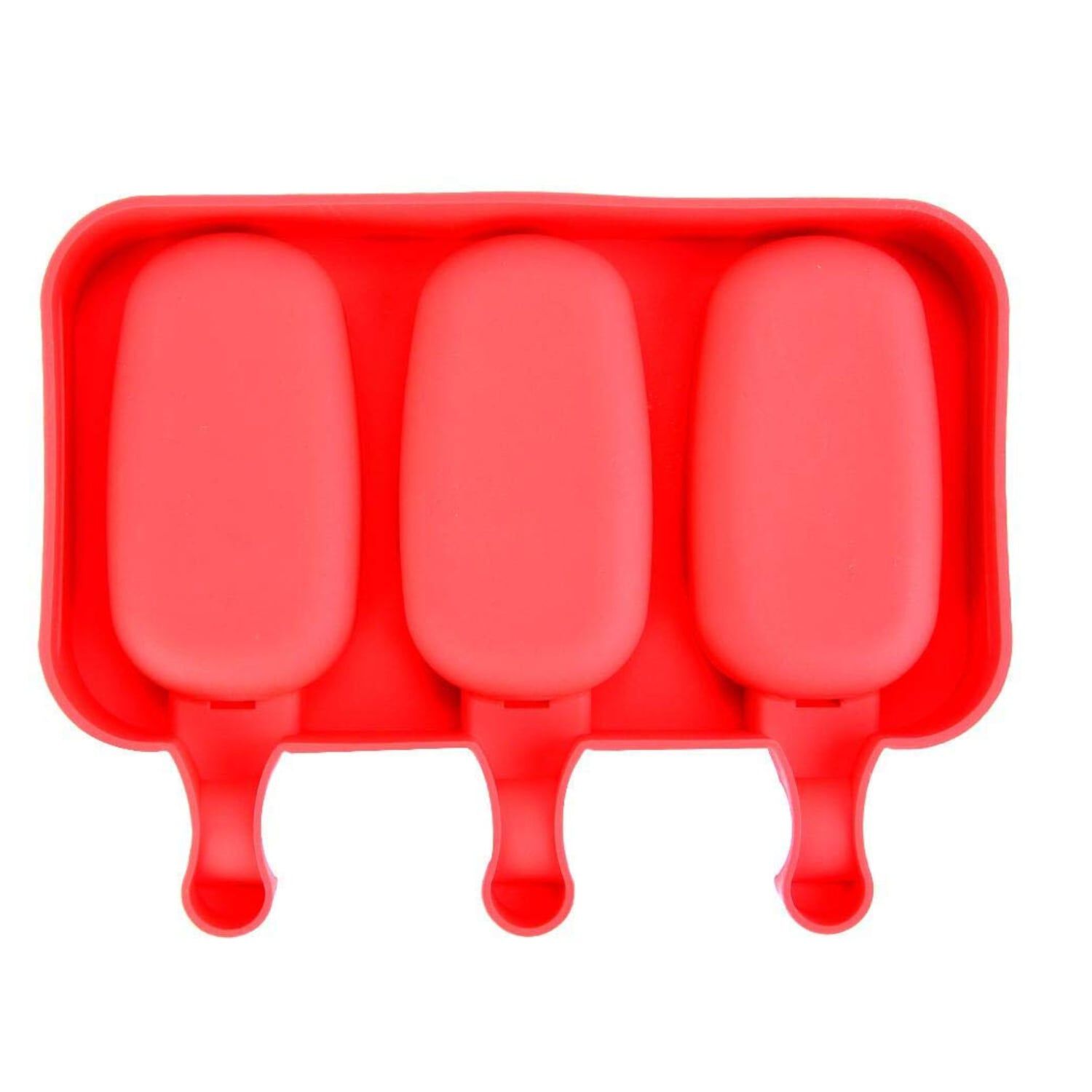 Molde 3 Silicona Helados Con Tapa Paleta De Helado image number 3.0